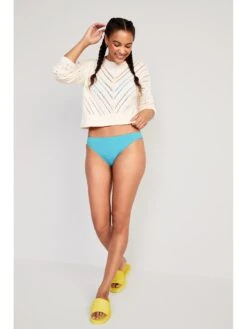 Old Navy Low-Rise Pucker Classic Bikini Swim Bottoms For Women 29 Old Navy Low-Rise Pucker Classic Bikini Swim Bottoms For Women -Allure Favour cn52541390