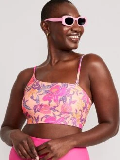 Old Navy Printed Convertible Bandeau Bikini Swim Top For Women 21 Old Navy Printed Convertible Bandeau Bikini Swim Top For Women -Allure Favour cn52715534