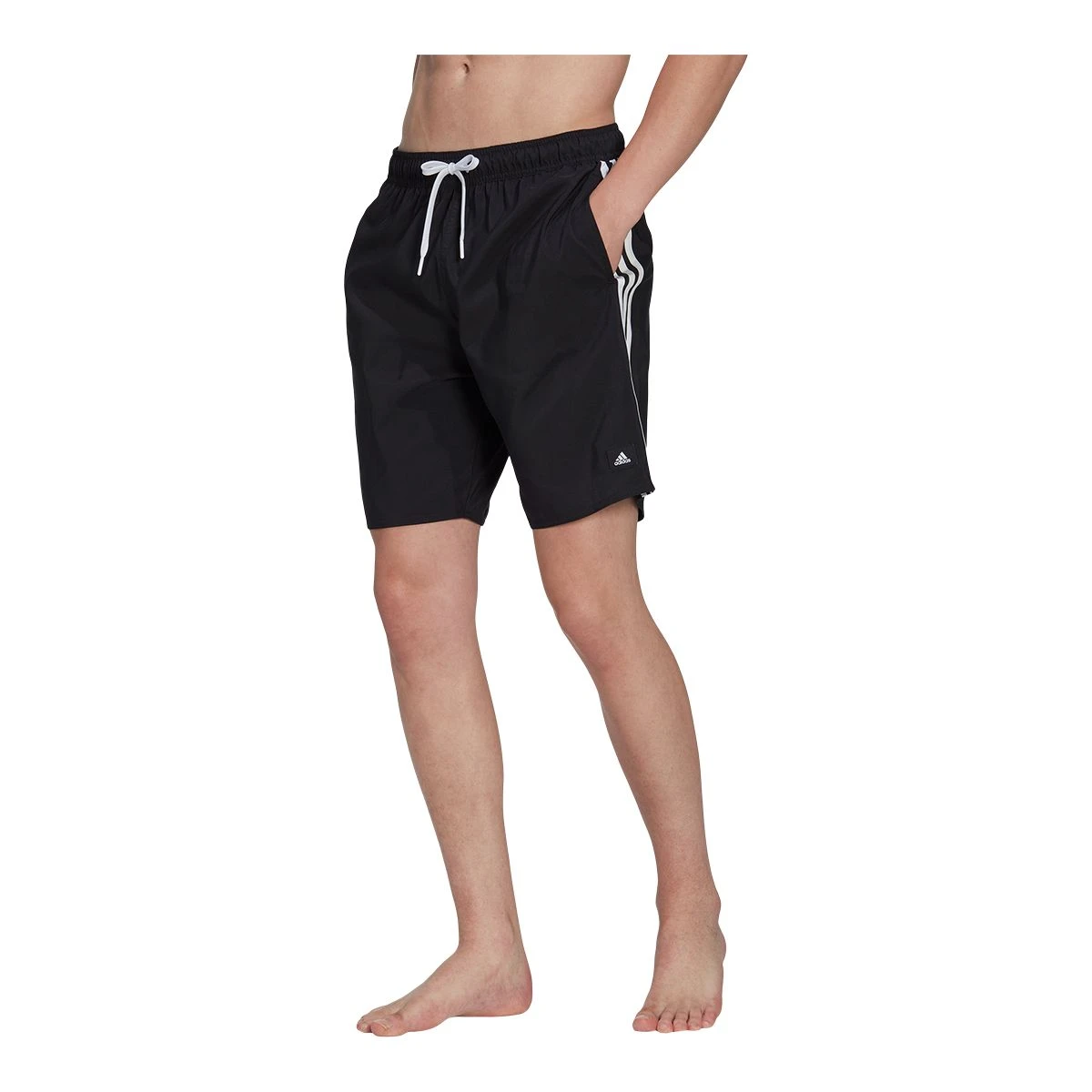 Adidas Men's 3-Stripe CLX SH Classics Swim Shorts 3 Adidas Men's 3-Stripe CLX SH Classics Swim Shorts