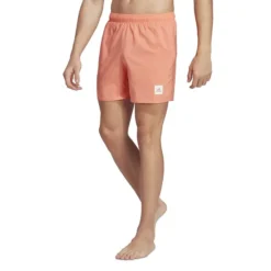ADIDAS Short-Length Solid Swim Shorts