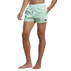 ADIDAS Logo-Print CLX Swim Shorts