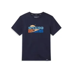 Speedo Boy's Active Rec Graphic Short-Sleeve Swim T-Shirt