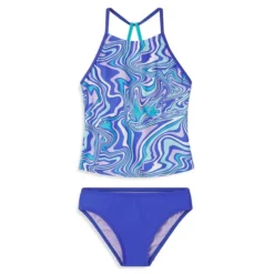 Speedo Little Girl's Active Rec Printed Highneck Tankini 2-Piece Swim Set -Allure Favour https3A2F2Fimage.s5a.com2Fis2Fimage2FTheBay2F196555043811 main3Fwid3D120026hei3D120026qlt3D9026resMode3Dsharp226op usm3D0.92C1.02C82C0 640x