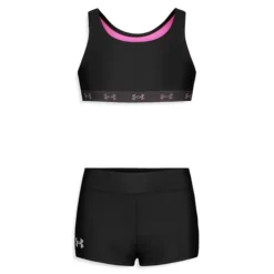 Under Armour Girl's 2-Piece Tank Top & Swim Short Set