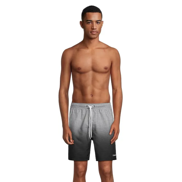 Calvin Klein Gradient Stripe Volley Swim Shorts 3 Calvin Klein Gradient Stripe Volley Swim Shorts