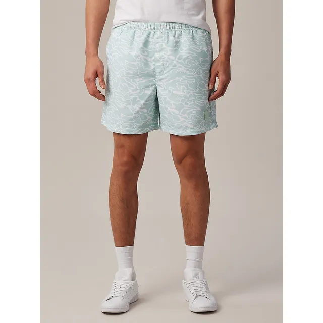 Geo Flower Print Dock Swim Shorts 3 Geo Flower Print Dock Swim Shorts