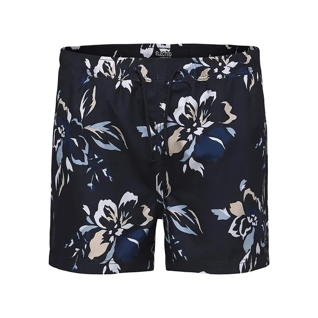 Selected Homme Classic Print Drawstring Swim Shorts 8 Selected Homme Classic Print Drawstring Swim Shorts - Image 6