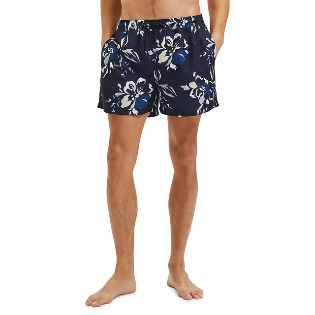 Selected Homme Classic Print Drawstring Swim Shorts 3 Selected Homme Classic Print Drawstring Swim Shorts