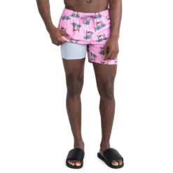 SAXX UNDERWEAR Oh Buoy 2N1 Banana Hammock Volley Swim Shorts