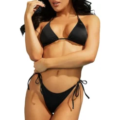 Guess Eco Swim Padded Triangle Bikini Top