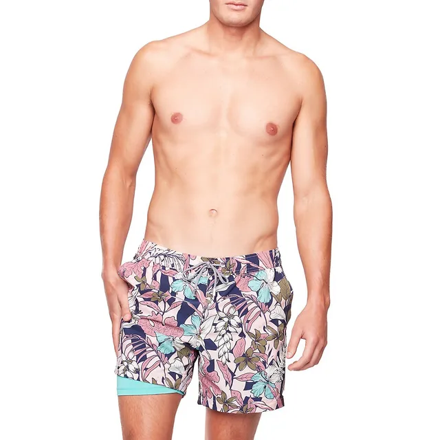Flowers 2-In-1 Volley Swim Shorts 5 Flowers 2-In-1 Volley Swim Shorts - Image 3