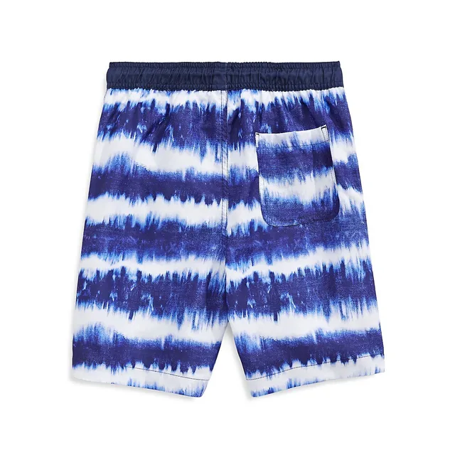 Boy's Indigo Waves Swim Trunks 4 Boy's Indigo Waves Swim Trunks - Image 2