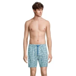 Leafy Floral Swim Trunks