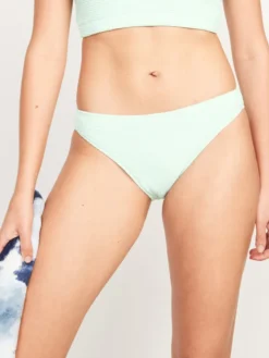 Old Navy Textured Bikini Swim Bottoms For Women