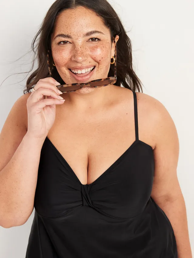 Old Navy Knotted A-Line Tankini Swim Top For Women 5 Old Navy Knotted A-Line Tankini Swim Top For Women - Image 3