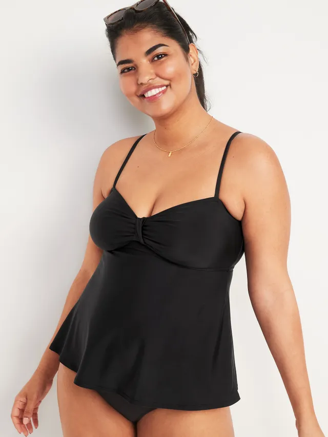 Old Navy Knotted A-Line Tankini Swim Top For Women 7 Old Navy Knotted A-Line Tankini Swim Top For Women - Image 5