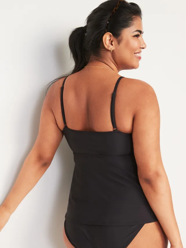 Old Navy Knotted A-Line Tankini Swim Top For Women 8 Old Navy Knotted A-Line Tankini Swim Top For Women - Image 6