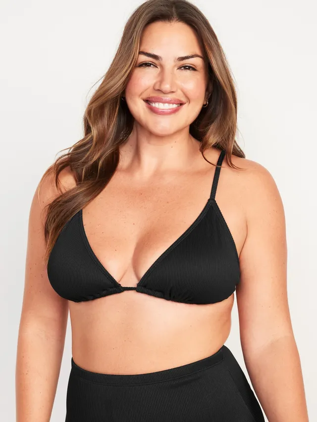 Old Navy Rib-Knit Triangle String Bikini Swim Top For Women 7 Old Navy Rib-Knit Triangle String Bikini Swim Top For Women - Image 5