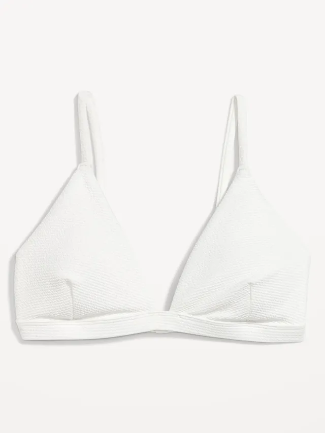 Old Navy Pucker Triangle Bikini Swim Top For Women 16 Old Navy Pucker Triangle Bikini Swim Top For Women - Image 14