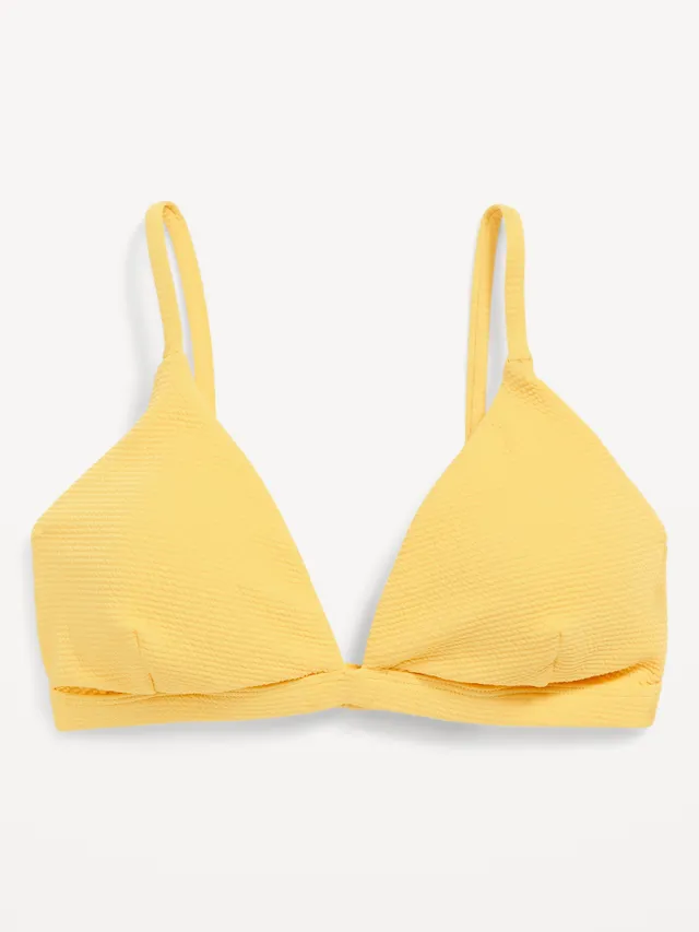 Old Navy Pucker Triangle Bikini Swim Top For Women 21 Old Navy Pucker Triangle Bikini Swim Top For Women - Image 19