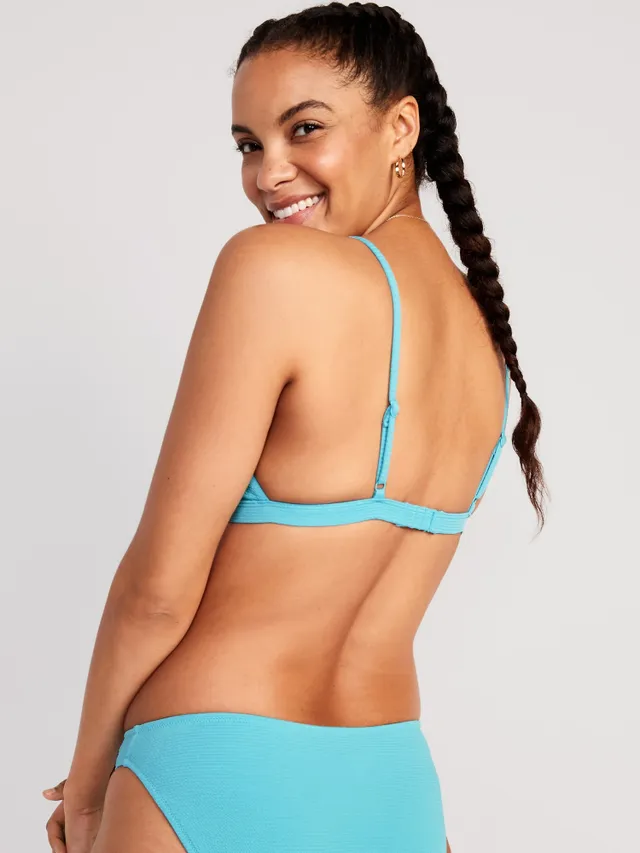 Old Navy Pucker Triangle Bikini Swim Top For Women 9 Old Navy Pucker Triangle Bikini Swim Top For Women - Image 7