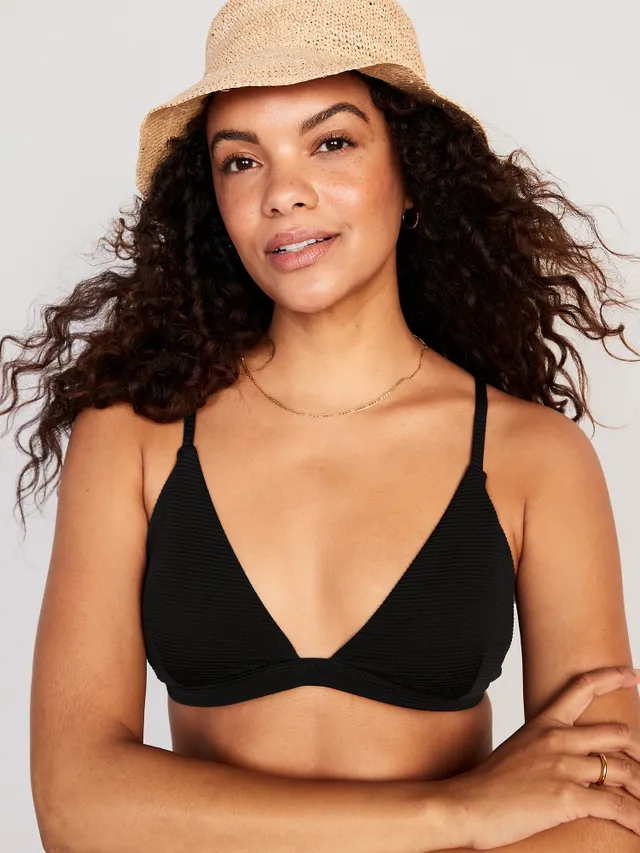 Old Navy Pucker Triangle Bikini Swim Top For Women 5 Old Navy Pucker Triangle Bikini Swim Top For Women - Image 3