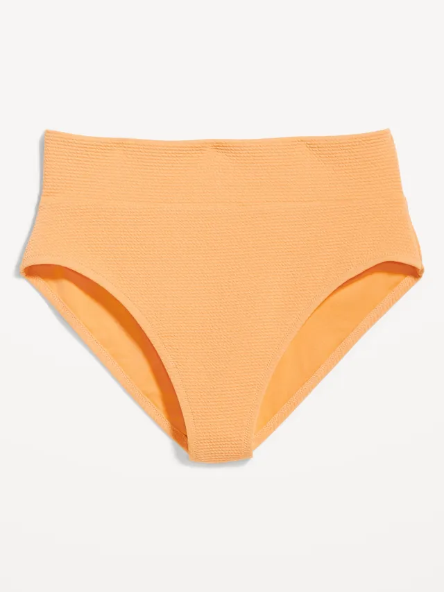 Old Navy High-Waisted Pucker Classic Bikini Swim Bottoms For Women 11 Old Navy High-Waisted Pucker Classic Bikini Swim Bottoms For Women - Image 9