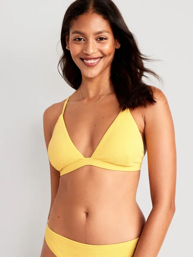 Old Navy Pucker Triangle Bikini Swim Top For Women 18 Old Navy Pucker Triangle Bikini Swim Top For Women - Image 16