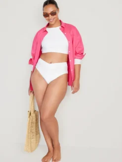 Old Navy Matching High-Waisted Cross-Front Bikini Swim Bottoms For Women -Allure Favour https3A2F2Foldnavy.gapcanada.ca2Fwebcontent2F00522F6372F4252Fcn52637425.jpg 640x