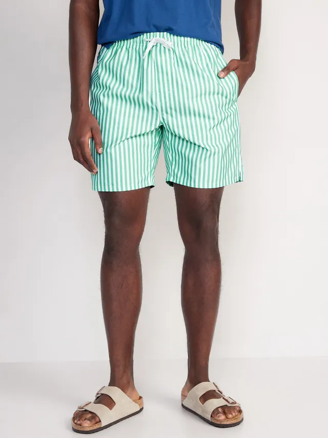 Old Navy Printed Swim Trunks For Men --7-inch Inseam 5 Old Navy Printed Swim Trunks For Men --7-inch Inseam - Image 3