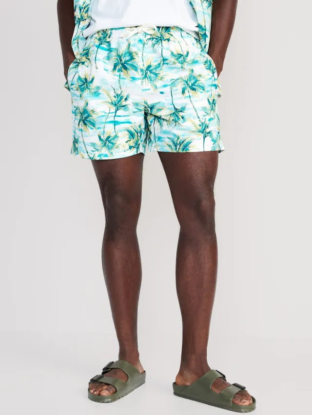 Old Navy Printed Swim Trunks For Men -- 5-inch Inseam 7 Old Navy Printed Swim Trunks For Men -- 5-inch Inseam - Image 5