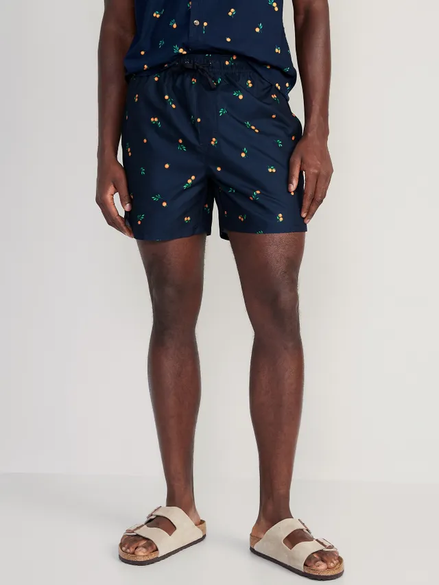 Old Navy Printed Swim Trunks For Men -- 5-inch Inseam 4 Old Navy Printed Swim Trunks For Men -- 5-inch Inseam - Image 2
