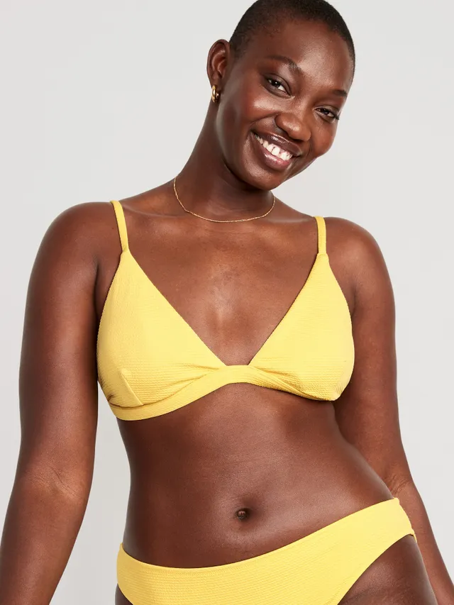 Old Navy Pucker Triangle Bikini Swim Top For Women 22 Old Navy Pucker Triangle Bikini Swim Top For Women - Image 20