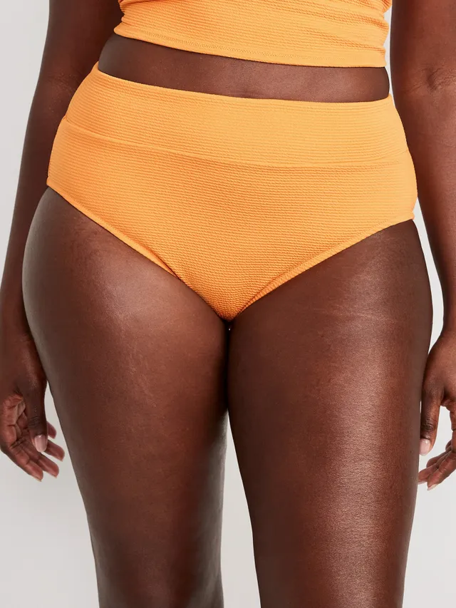 Old Navy High-Waisted Pucker Classic Bikini Swim Bottoms For Women 7 Old Navy High-Waisted Pucker Classic Bikini Swim Bottoms For Women - Image 5