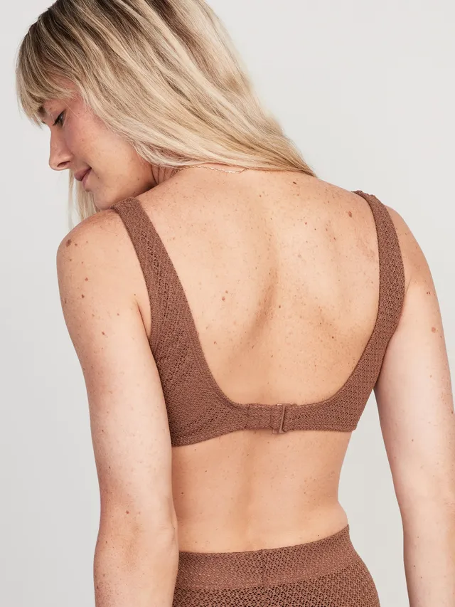 Old Navy Crochet O-Ring Bikini Swim Top For Women 4 Old Navy Crochet O-Ring Bikini Swim Top For Women - Image 2