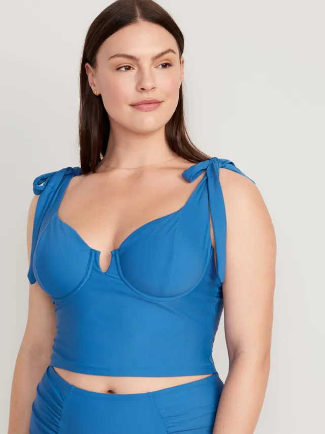 Old Navy Tie-Shoulder Underwire Tankini Swim Top For Women 22 Old Navy Tie-Shoulder Underwire Tankini Swim Top For Women - Image 20