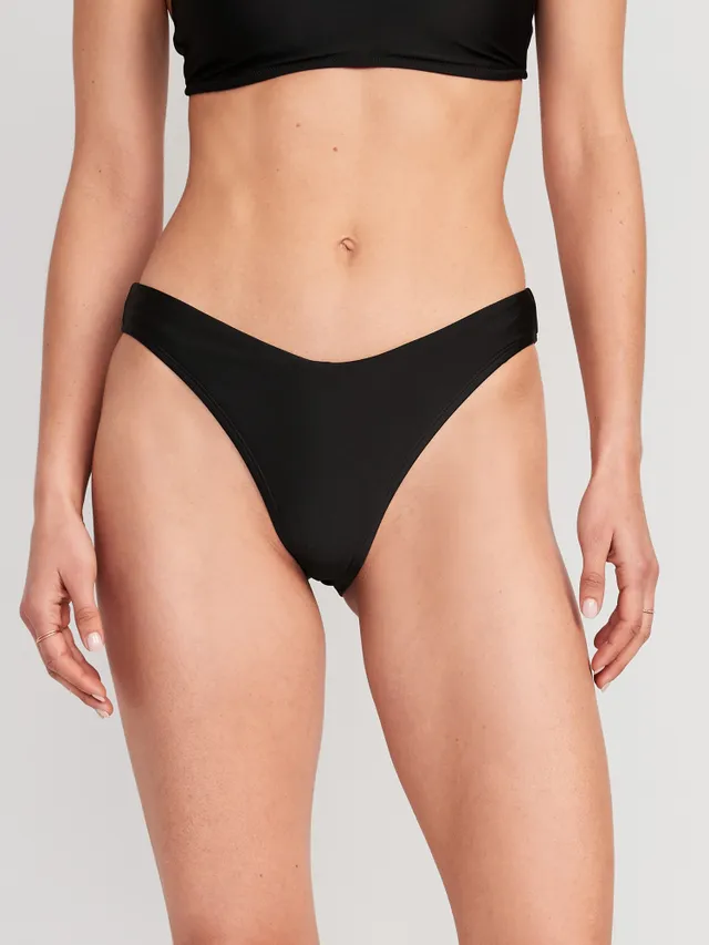 Old Navy Low-Rise V-Front French-Cut Bikini Swim Bottoms For Women 3 Old Navy Low-Rise V-Front French-Cut Bikini Swim Bottoms For Women