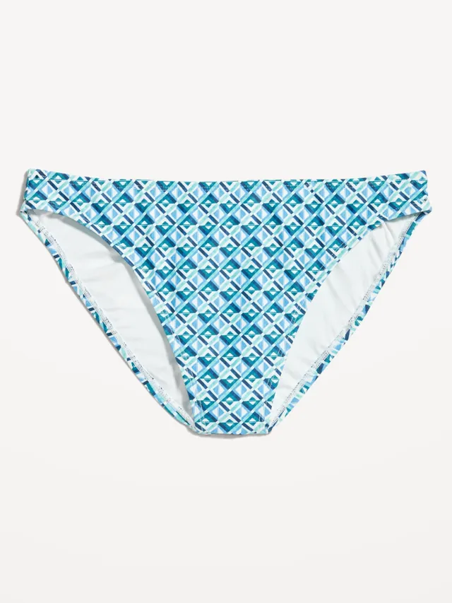 Old Navy High-Waisted Printed French-Cut Bikini Swim Bottoms For Women 6 Old Navy High-Waisted Printed French-Cut Bikini Swim Bottoms For Women - Image 4