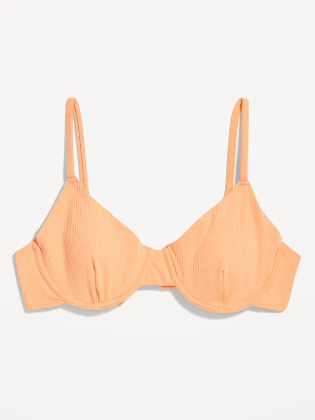 Old Navy Rib-Knit Underwire Bikini Swim Top For Women 6 Old Navy Rib-Knit Underwire Bikini Swim Top For Women - Image 4