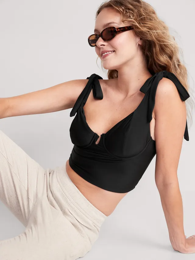 Old Navy Tie-Shoulder Underwire Tankini Swim Top For Women 15 Old Navy Tie-Shoulder Underwire Tankini Swim Top For Women - Image 13