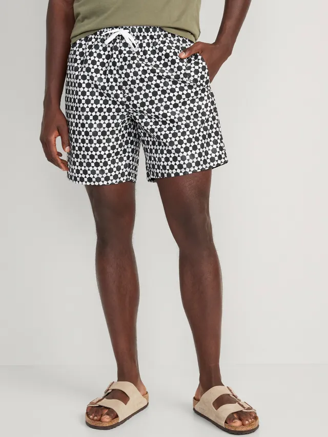 Old Navy Printed Swim Trunks For Men --7-inch Inseam 3 Old Navy Printed Swim Trunks For Men --7-inch Inseam