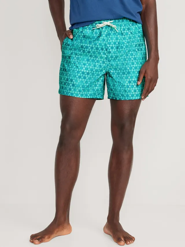 Old Navy Printed Swim Trunks For Men -- 5-inch Inseam 3 Old Navy Printed Swim Trunks For Men -- 5-inch Inseam