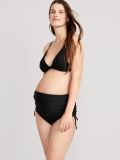 Old Navy Maternity Ruched Side-Tie Swim Bottoms