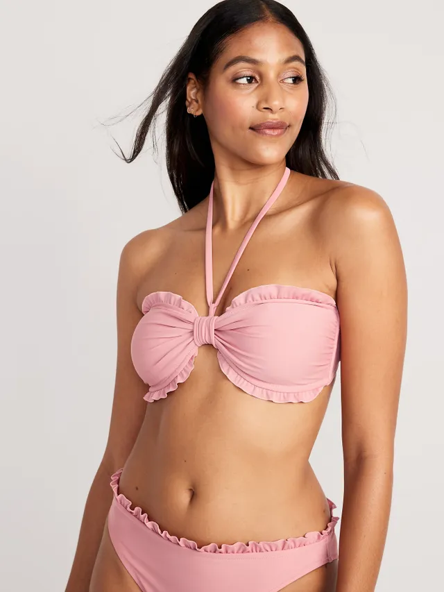 Old Navy Ruffled Convertible Bandeau Swim Top For Women 8 Old Navy Ruffled Convertible Bandeau Swim Top For Women - Image 6