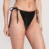 Old Navy High-Waisted Metallic Shine String Bikini Swim Bottoms For Women
