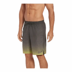 Nike Men's Just Do It Fade Swim Volley Shorts 9" Breathable With Mesh Brief