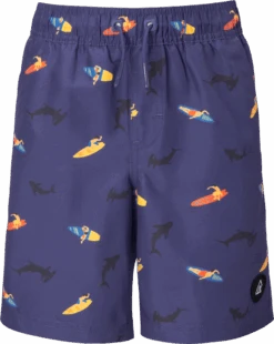 Ripzone Boys' Raith Printed Swim Trunks