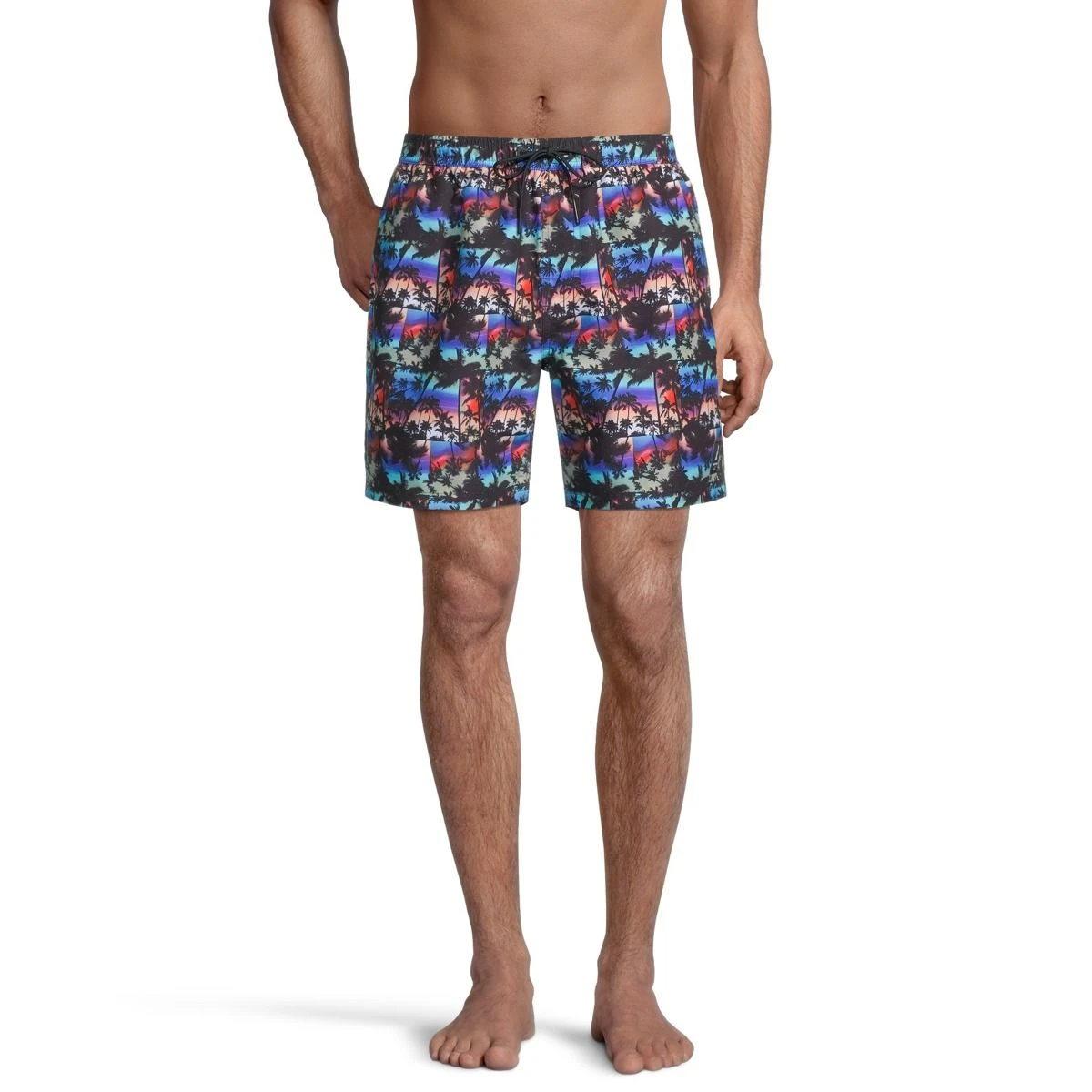 Ripzone Men's Raith Palm Swim Shorts Quick-Dry UPF 3 Ripzone Men's Raith Palm Swim Shorts Quick-Dry UPF